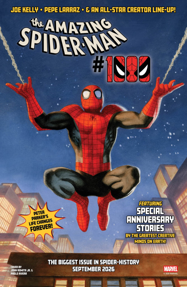 The Amazing Spider-Man ستصدر النسخة الألف في سبتمبر، وتعتبر "أكبر عدد في تاريخ Spider 