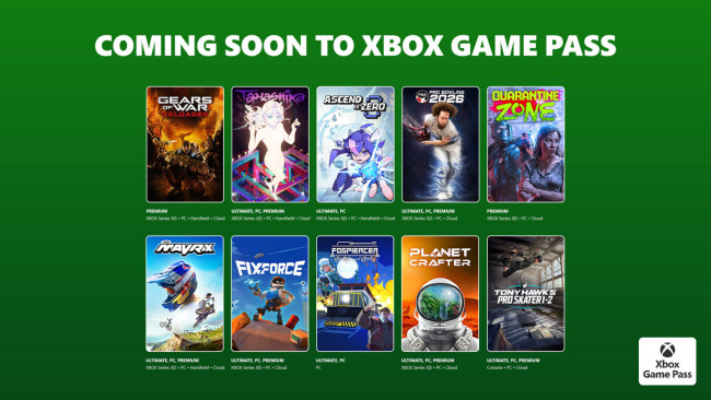 Here كلها إضافات جديدة للعبة Game Pass للنصف الأول من يوليو