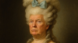 منشور جديد في الذكاء الاصطناعي لترامب... هذه المرة ، من قبل حاكم كاليفورنيا الذي صوره على أنه ماري أنطوانيت